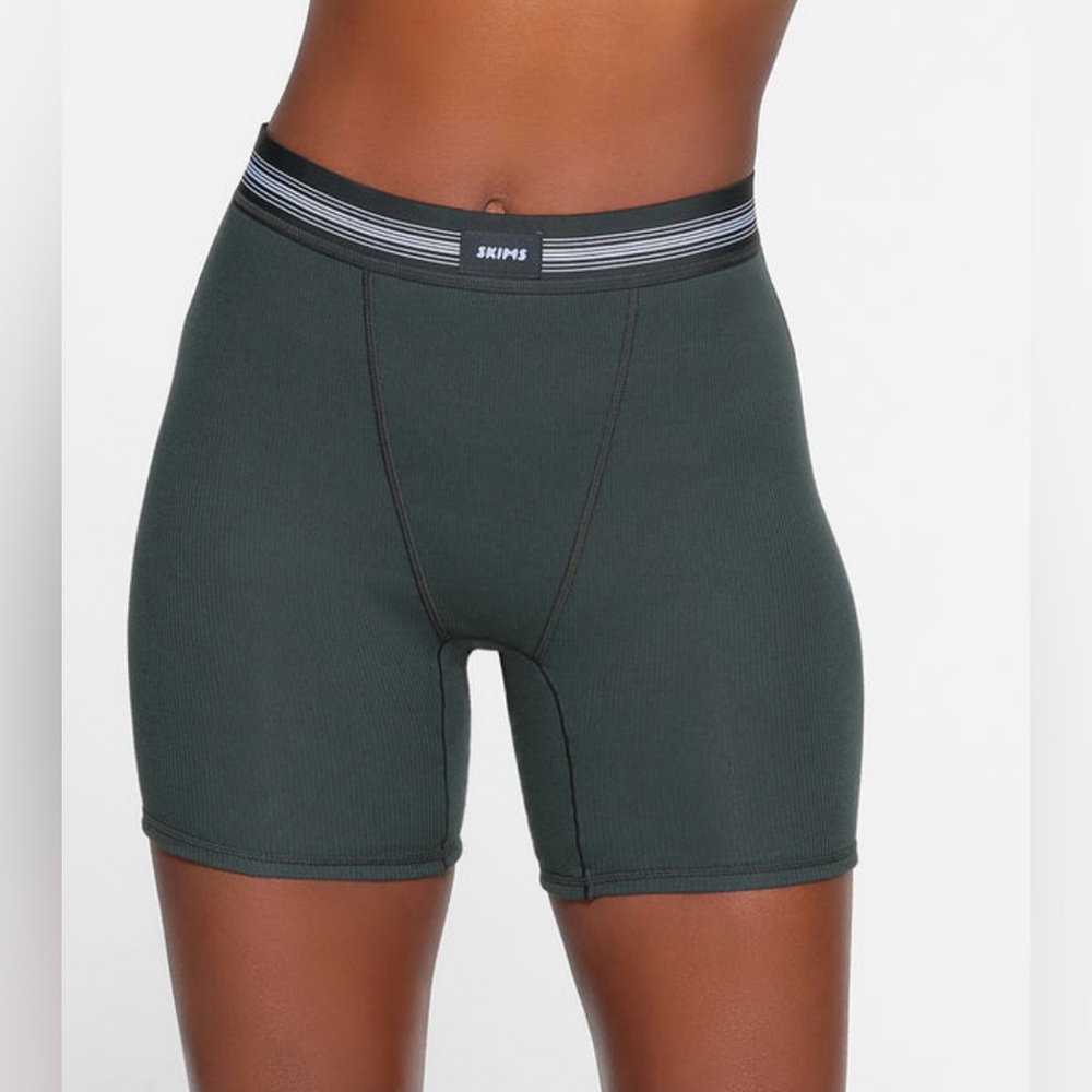 NWT Skims Ribbed Spruce Boxers Only